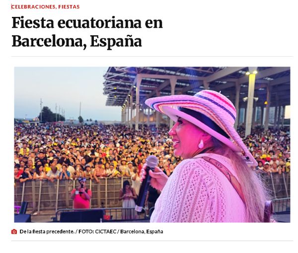 Reconocida en la prensa como gestor cultural